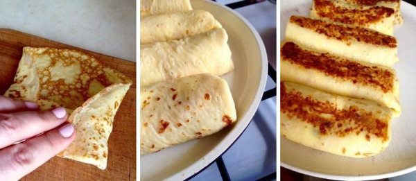 блинчики с творогом начинка из творога рецепт