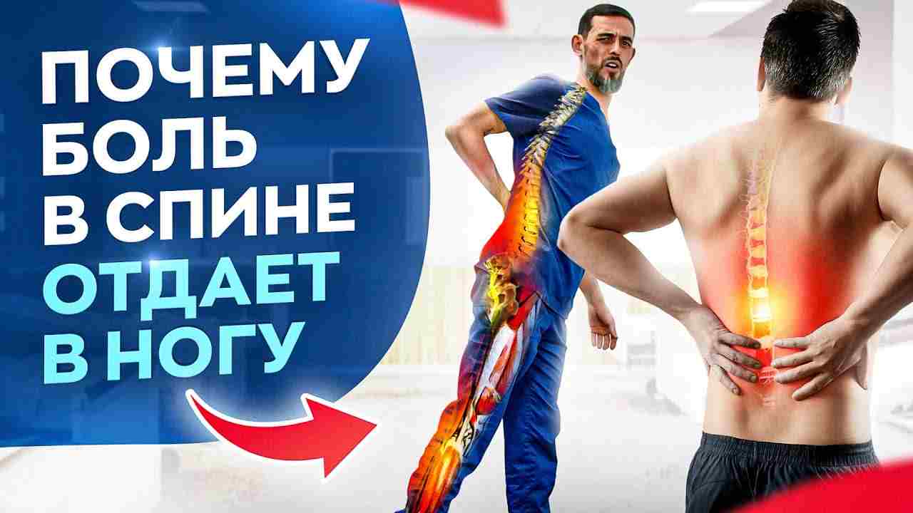 боль в спине отдает в ногу