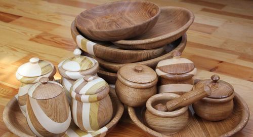 где используется в наше время деревянная посуда