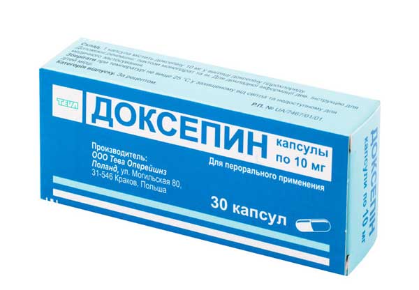 доксепин инструкция по применению цена отзывы аналоги