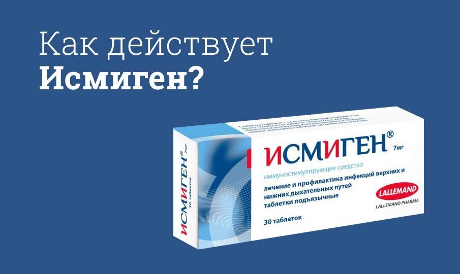 исмиген инструкция по применению взрослым