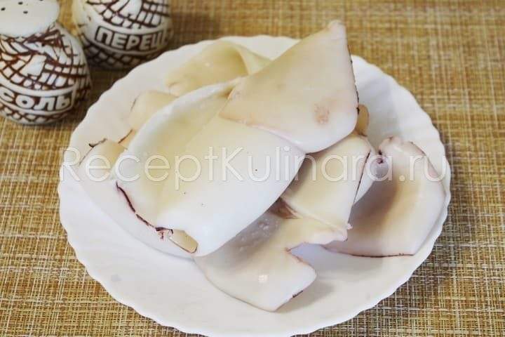 как готовить кальмары замороженные неочищенные