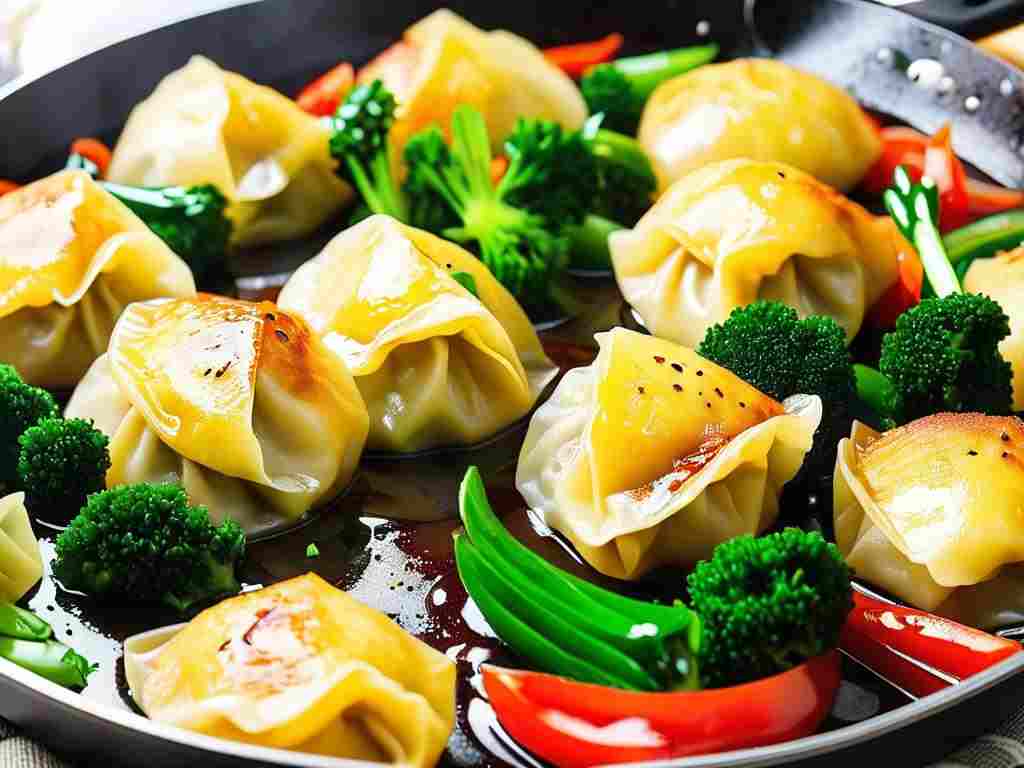 как готовить пельмени на сковороде