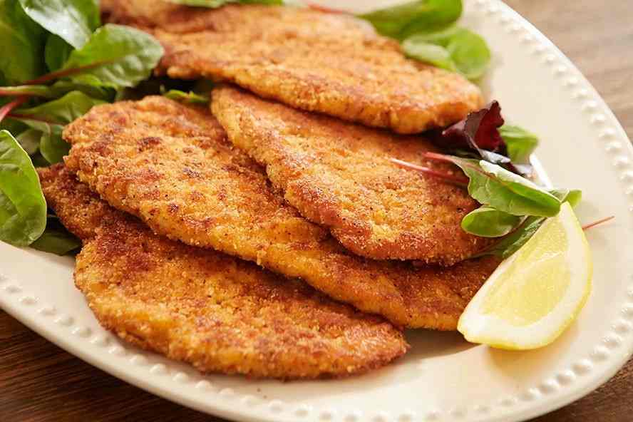 как готовить шницель из свинины на сковороде