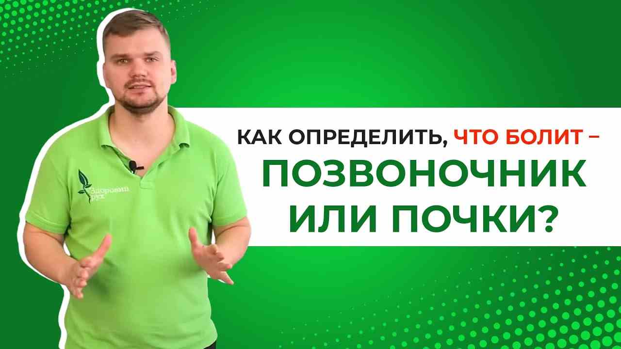 как понять что болят почки
