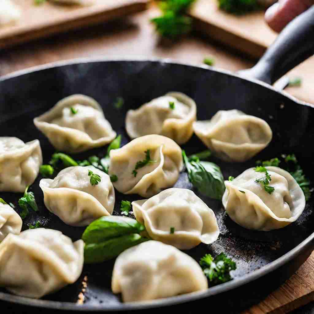 как правильно жарить пельмени на сковороде