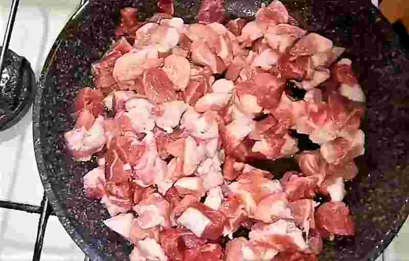 как приготовить свинину на сковороде кусочками