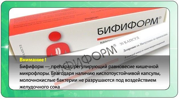 как принимать бифиформ с антибиотиками взрослым