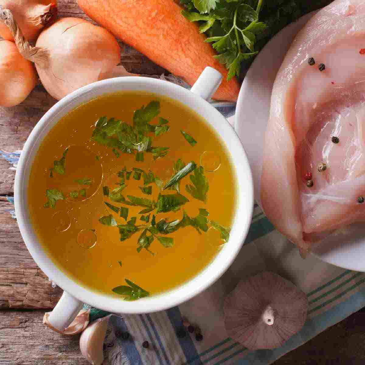 как сварить бульон из куриной грудки