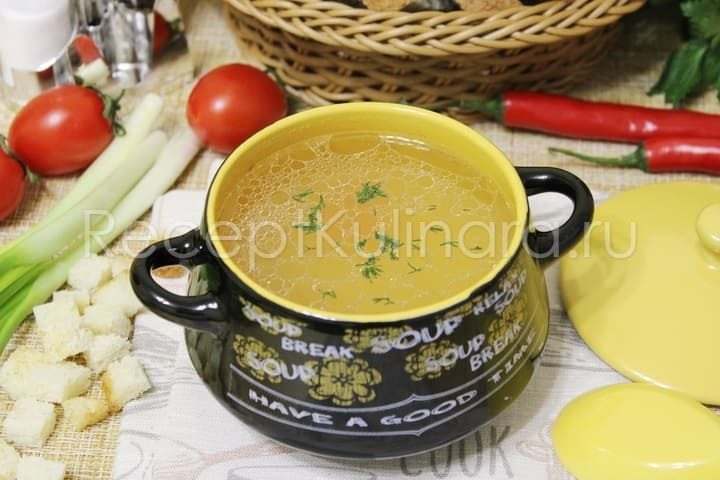 как сварить вкусный бульон из курицы