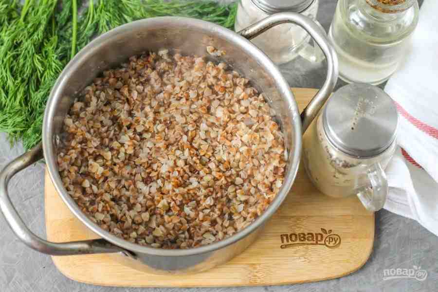как сварить гречку в кастрюле на воде