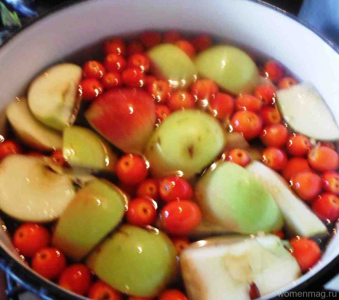 как сварить компот из свежих яблок