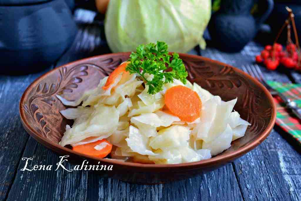 капуста кусочками быстрого приготовления рецепт вкусная