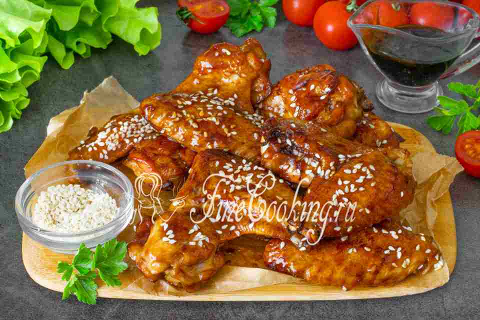 крылышки терияки рецепт на сковороде