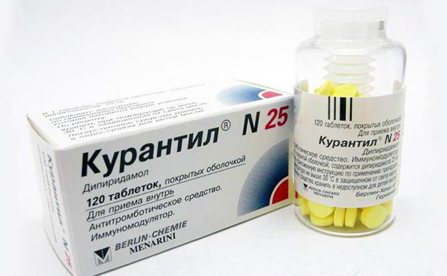 курантил 25 мг инструкция по применению