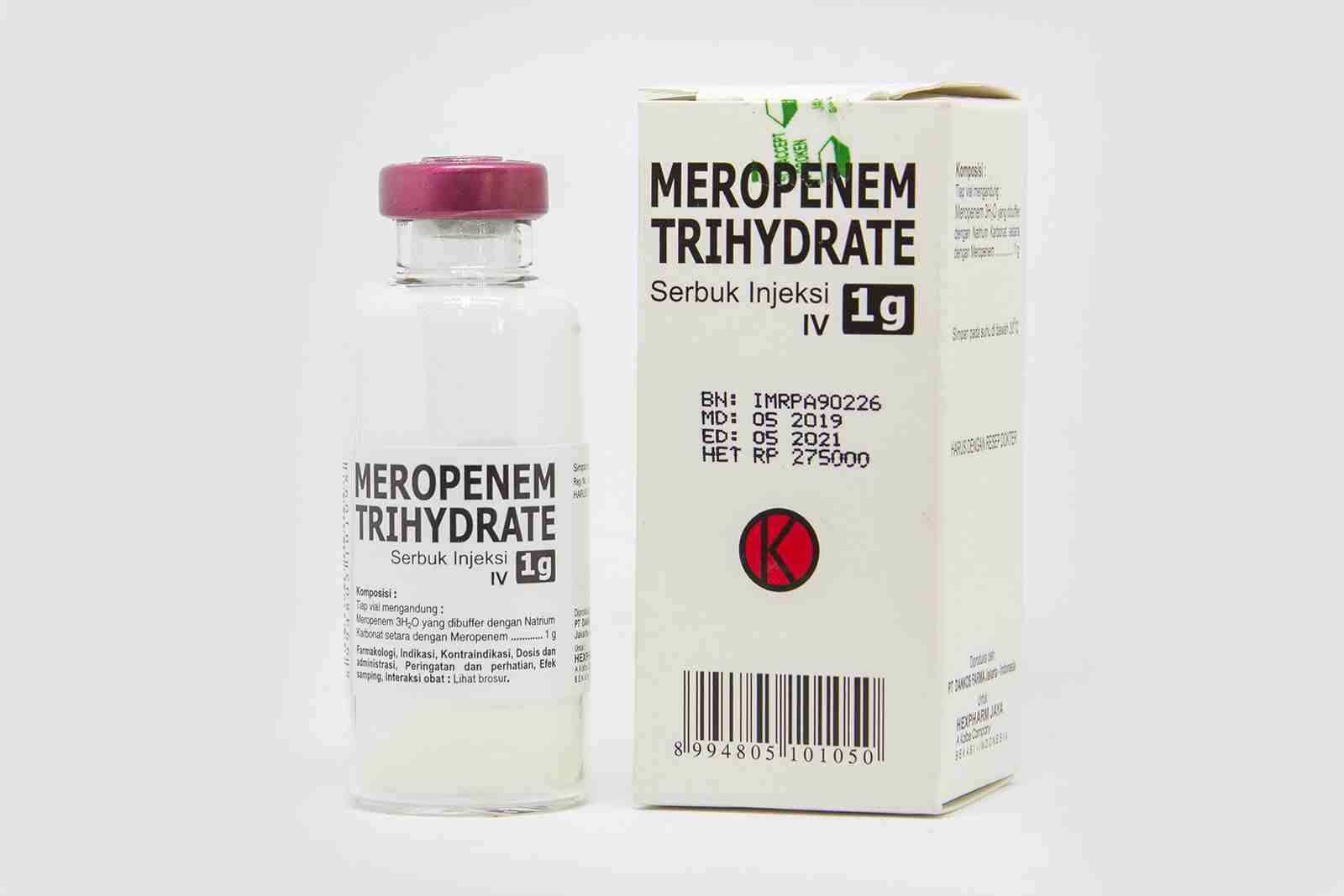 меропенем порошок для приготовления раствора для инъекций