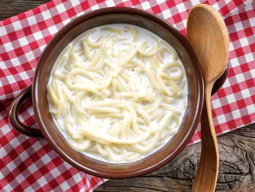 молочная лапша рецепт на молоке в кастрюле