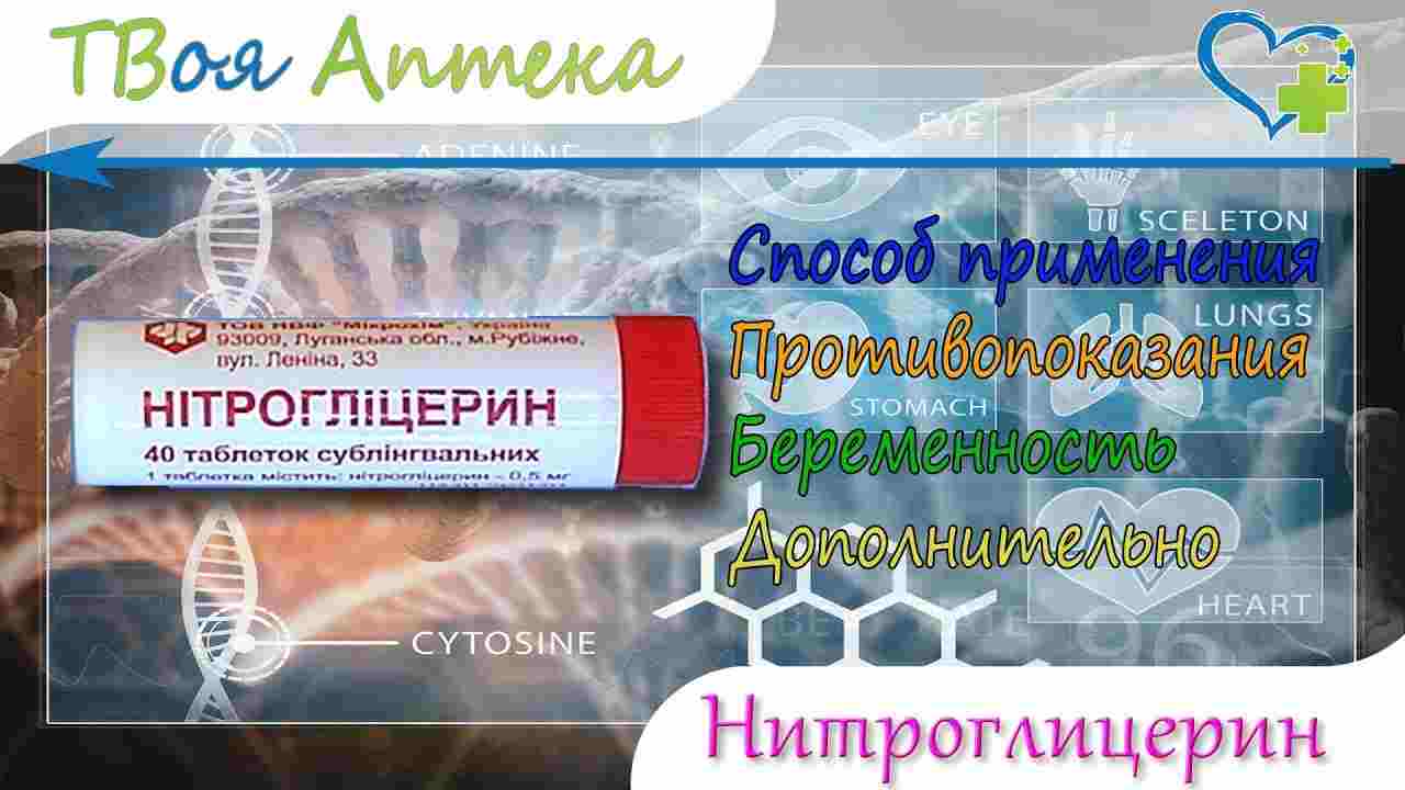нитроглицерин инструкция по применению цена