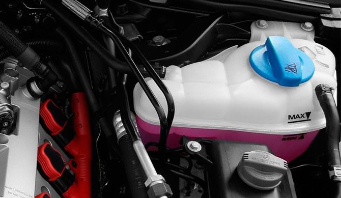 объем антифриза в системе охлаждения