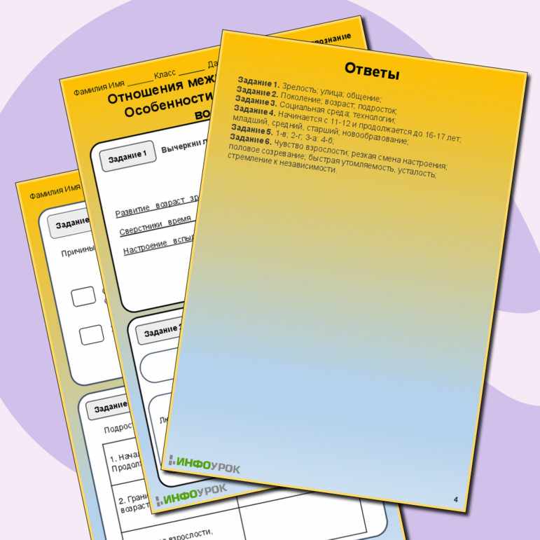 отношения между поколениями особенности подросткового возраста