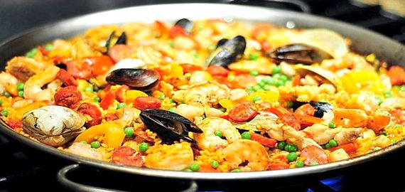 паэлья с морепродуктами рецепт в домашних