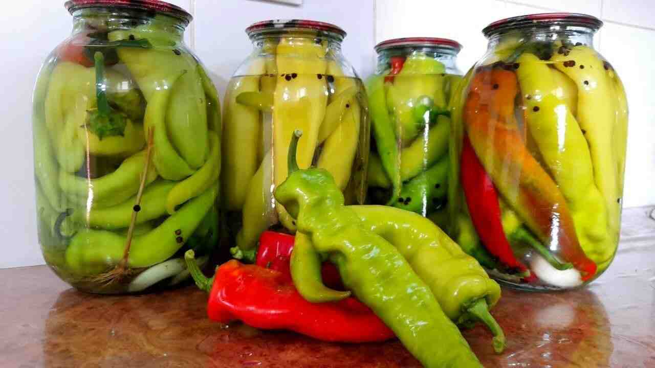 перец начиненный капустой на зиму рецепт