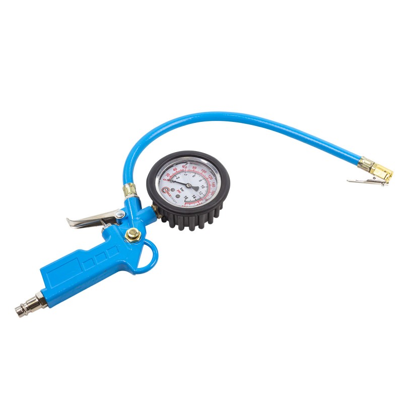 пистолет для подкачки шин с манометром