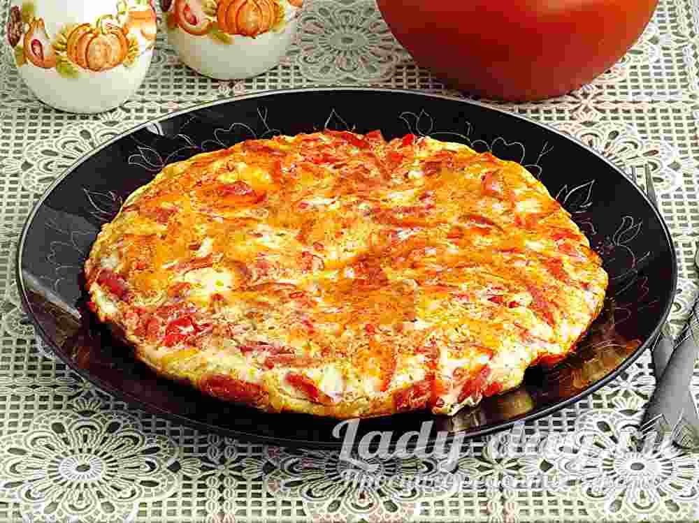 пышный омлет на сковороде рецепт