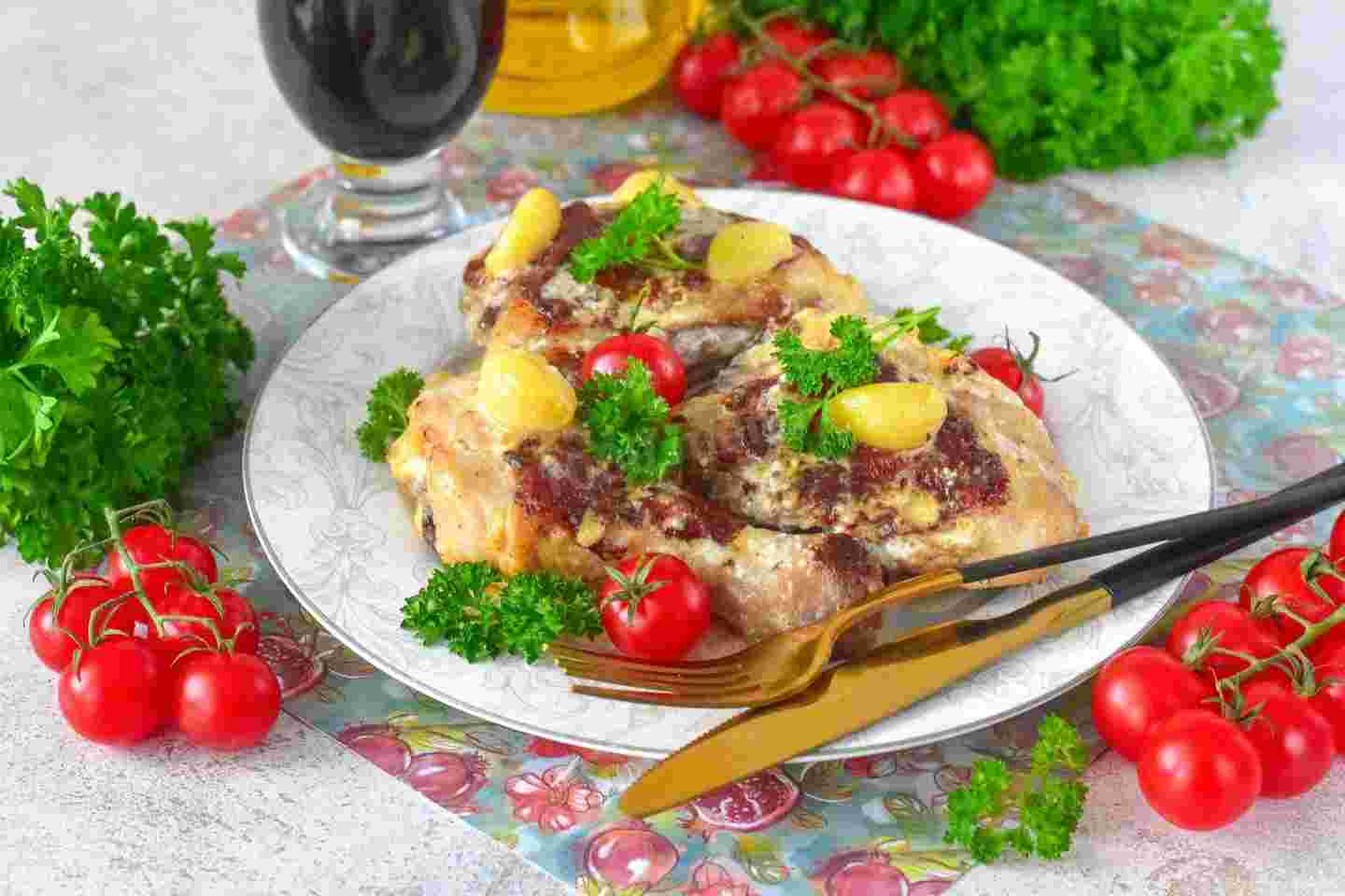 рецепт курицы в сливочном соусе на сковороде