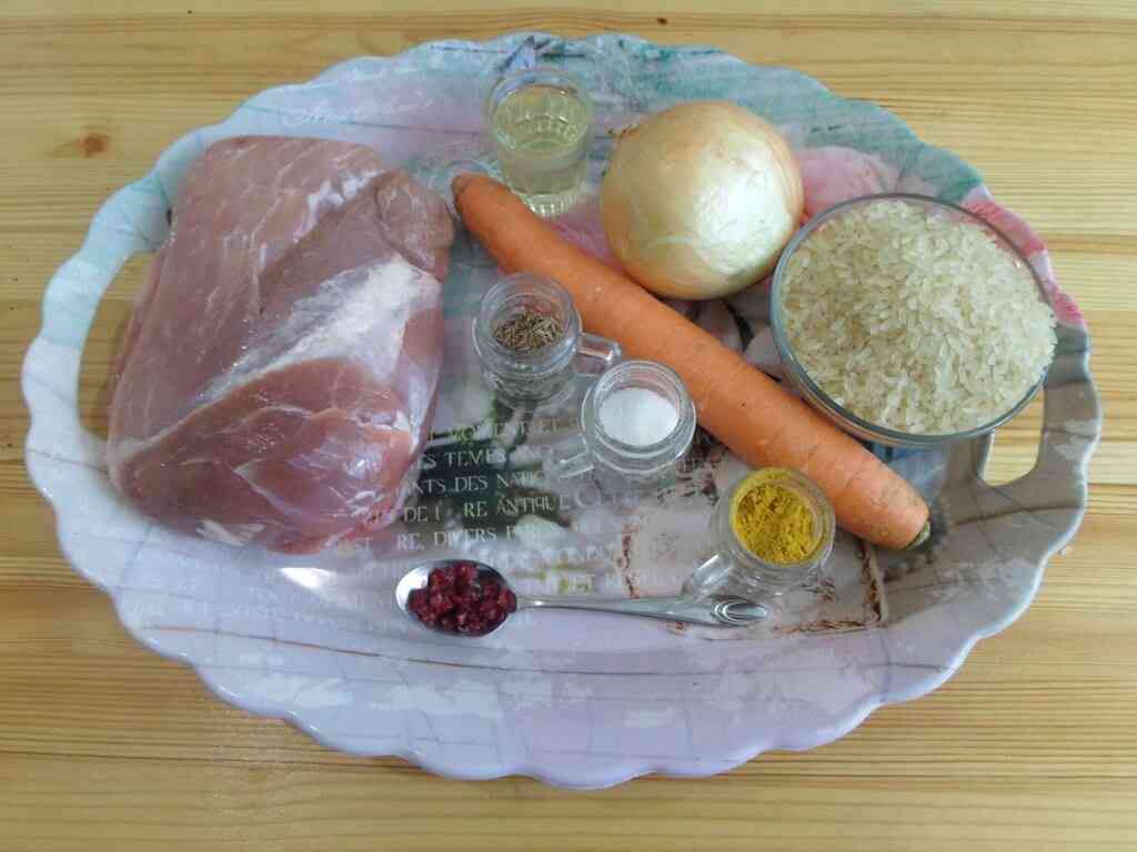 рецепт плова со свининой в сковороде