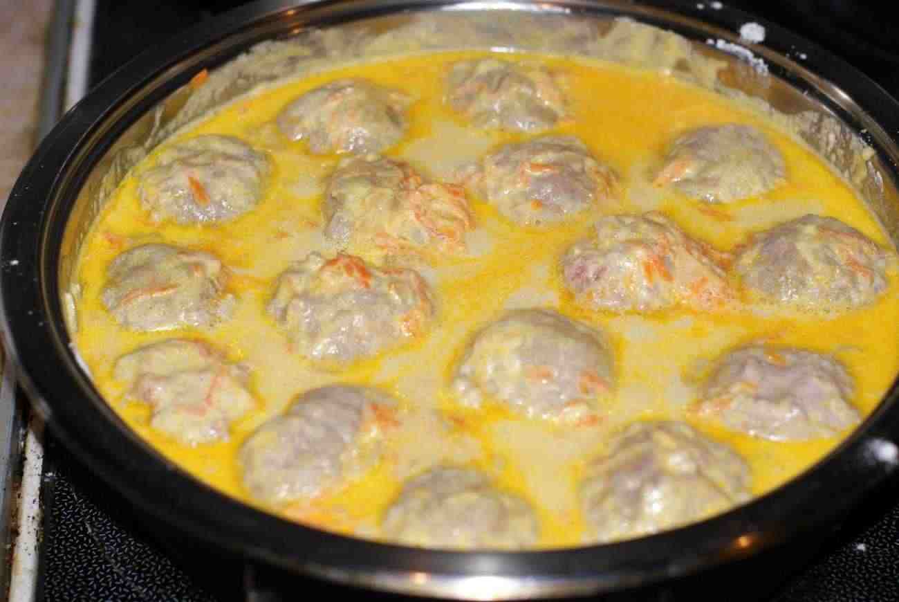 рецепт тефтелей с подливкой на сковороде пошаговый