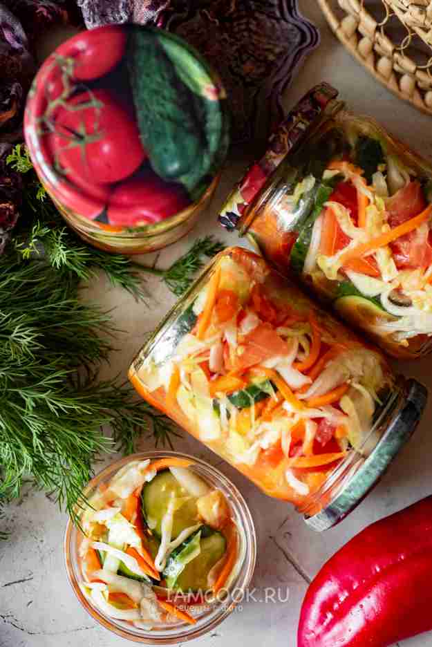 салат генеральский на зиму рецепт из овощей