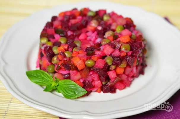 салат из свеклы вареной рецепты вкусные простые