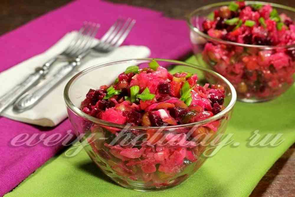 салаты с вареной свеклой простые и вкусные