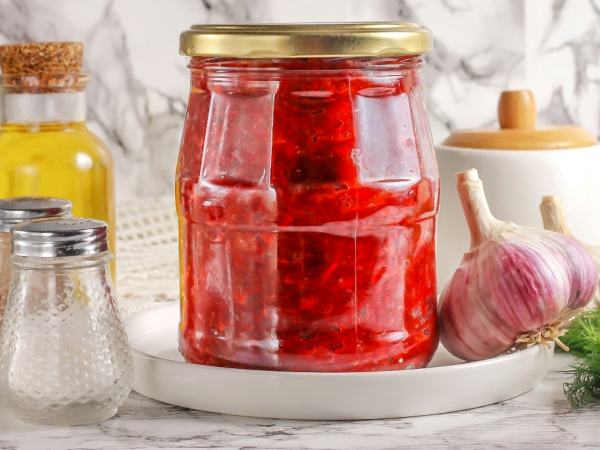 свекольная икра из вареной свеклы