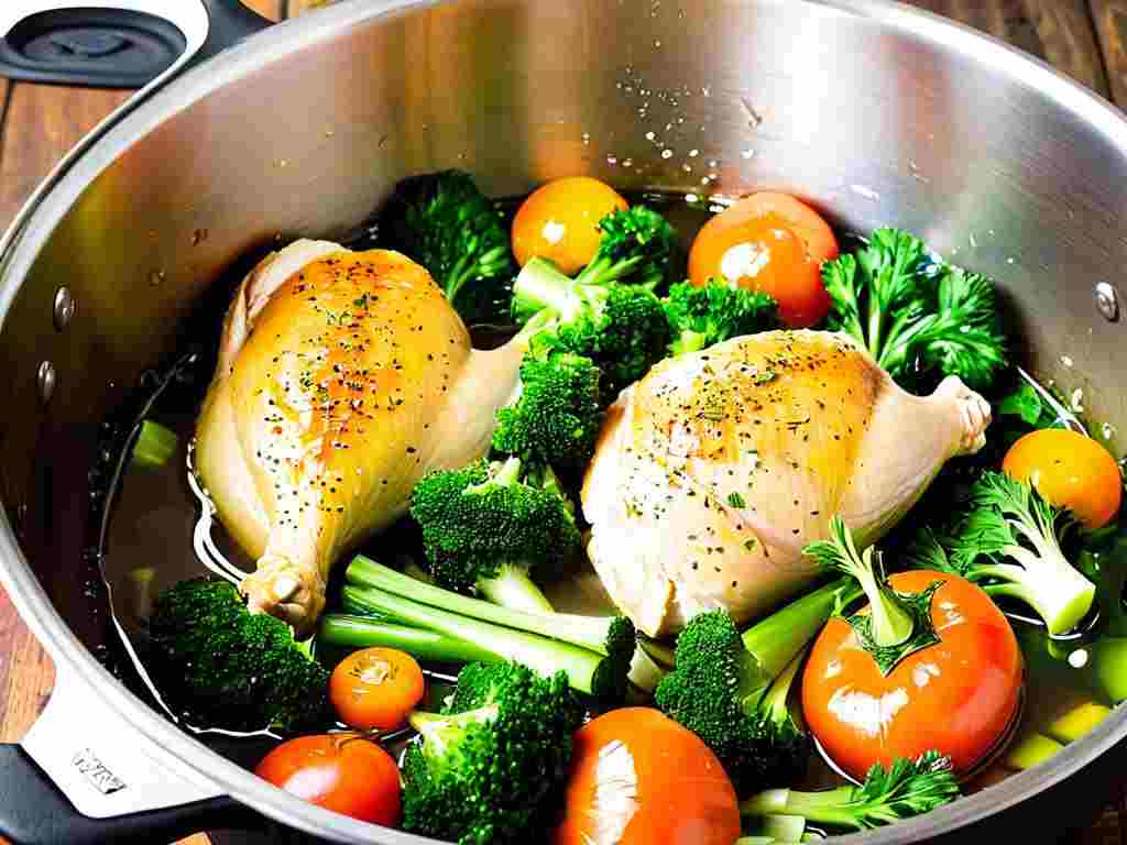 сколько варить голени индейки в кастрюле