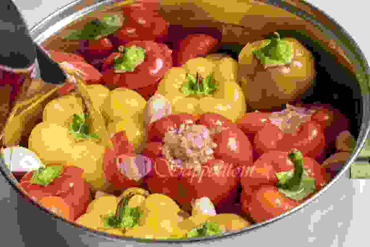 сколько варить перцы в кастрюле