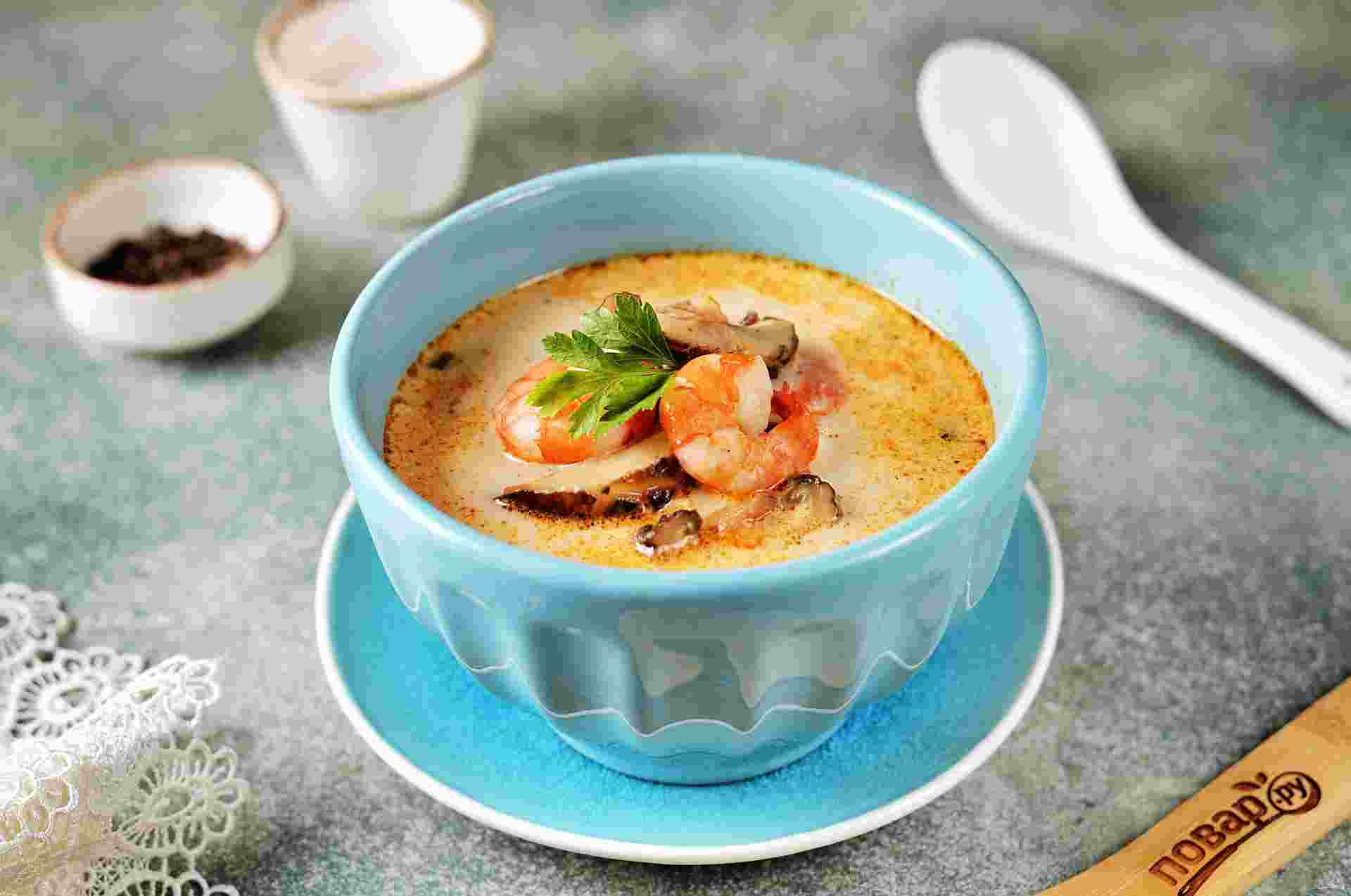 суп с креветками рецепт в домашних условиях