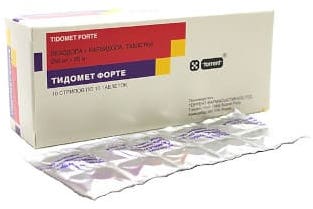 тидомет форте инструкция по применению цена отзывы