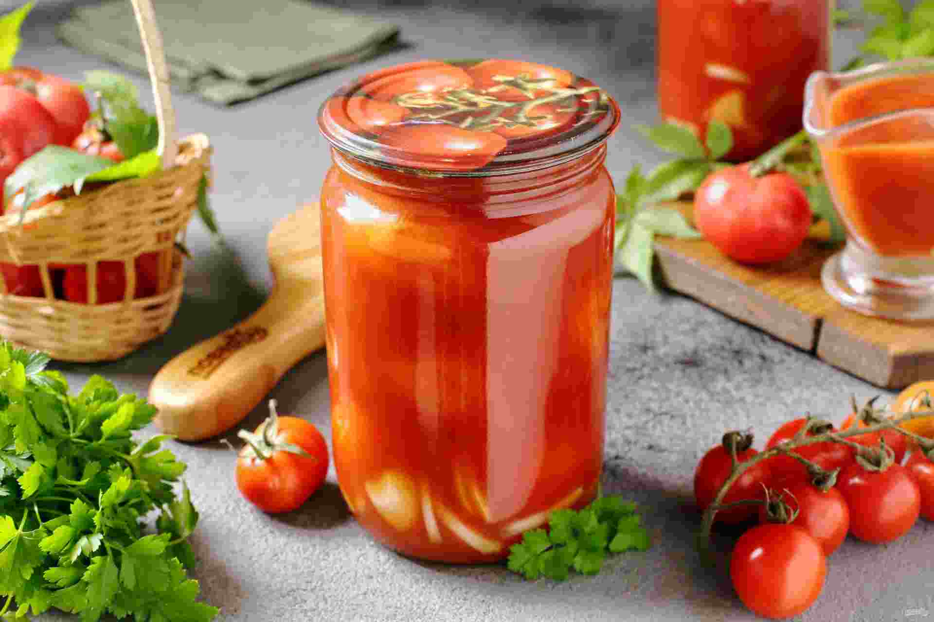 томатная паста на зиму из помидор простой