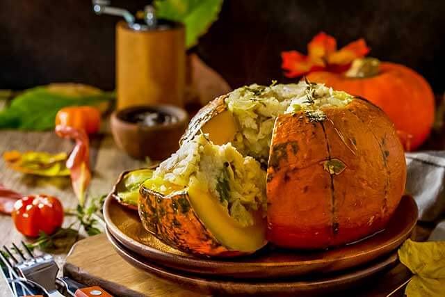 тыква запеченная в духовке целиком