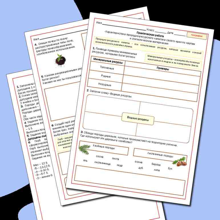 характеристика природно ресурсного капитала своего края