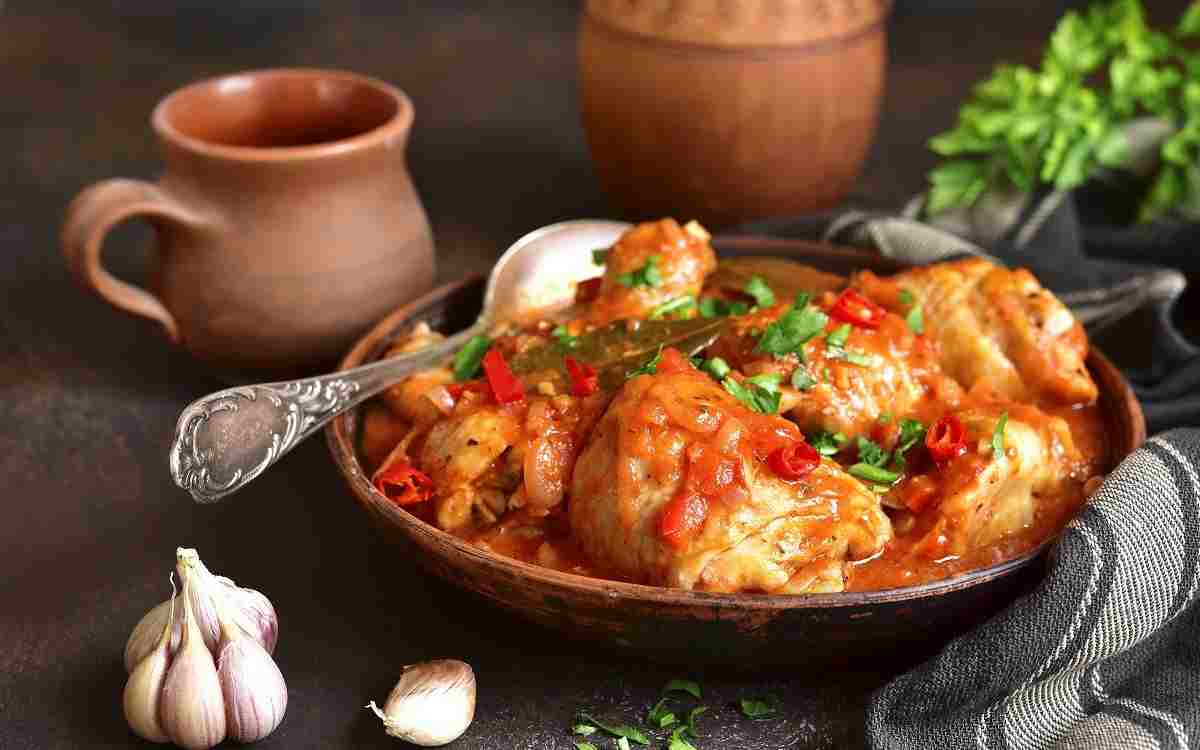 чахохбили из курицы простой рецепт на сковороде