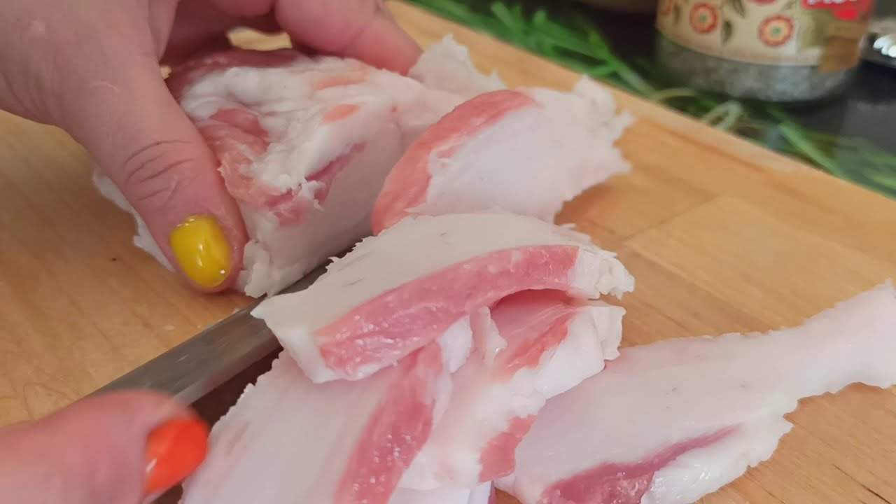 шкварки из сала рецепт приготовления на сковороде