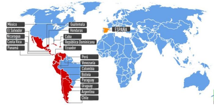 испанский язык в каких странах