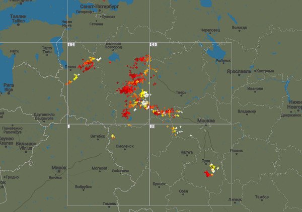 карта осадков москва в реальном времени