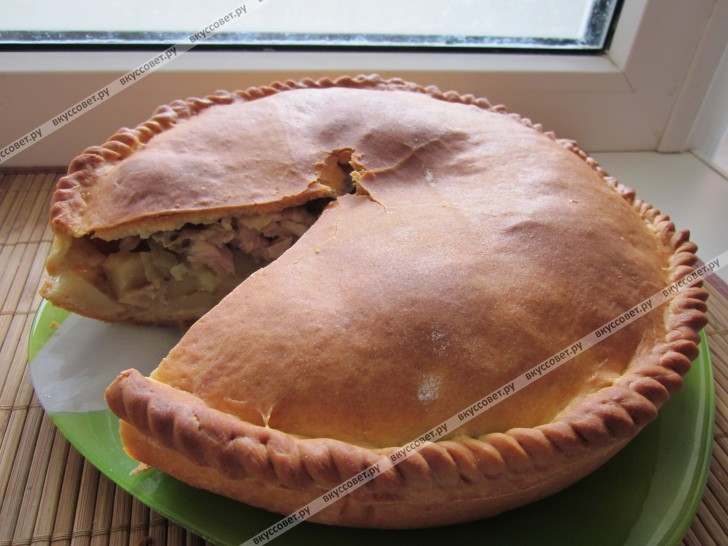 курник из курицы с картофелем пошаговый рецепт