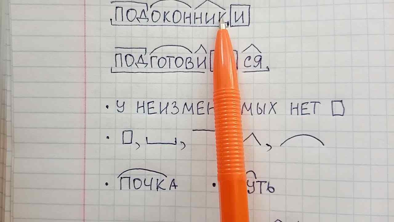 разобрать слово по составу котенок